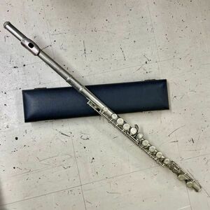 A010-M15-6658 ムラマツフルート 総銀製 管楽器 flute music MURAMATSU ハードケース付き 掃除棒付き