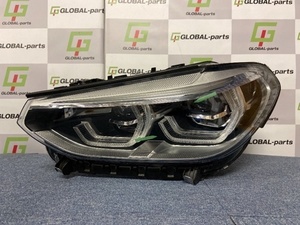 【GP美品】純正品 BMW X3/X4 G01/G02/F97/F98 ヘッドランプ 左 63117466115