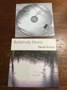 廃盤 CD David Newlyn / Relatively Down / 2007年Symbolic Interaction / モダンクラシカル アンビエント 紙ジャケット