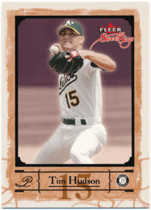 Tim Hudson MLB 2004 Fleer Sweet Sigs Black Parallel 5枚限定 ブラックパラレルカード ティム・ハドソン