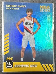 PANINI NBA HOOPS SHAEDON SHARPE ARRIVING NOW ref