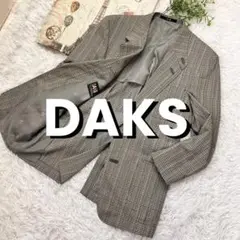 DAKS ダックス テーラードジャケット サファリジャケット ガンクラブチェック