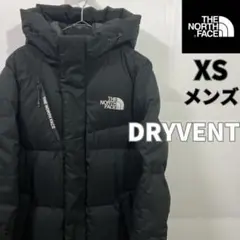 【人気】ノースフェイス　ロングダウン　ベンチコート　ブラック　黒　メンズ　XS