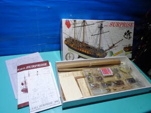 H.M.S. SURPRISE MV-58 C.mamoli 1:75 帆装船 木製帆船模型キット 未組み立て品