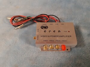 DW VIDEO & POWER AMPLIFIER パワーアンプ 送料600円～