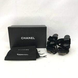 CHANEL シャネル ヒール サンダル サイズ34 箱・袋付【CJBC5026】