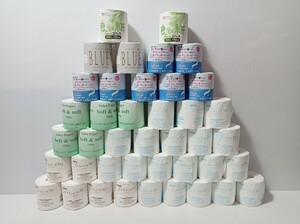 nn0202 055 ★未使用品/直接引き取り可能★ 包装付き トイレットペーパー 41ロール 6種類 まとめ売りセット 現状品 保管品 シングル 日用品