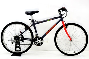 ★★[難あり] ミヤタ MIYATA リッジランナー RIDGE RUNNER 年式不明 クロモリ MTB マウンテンバイク C-T420mm 3×8速 グレー