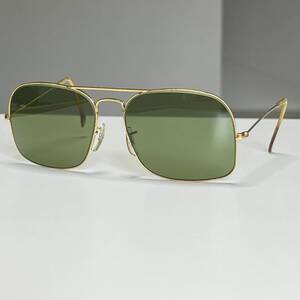 ◆B&L Vintage Ray-Ban ボシュロム社製 ヴィンテージ レイバン サングラス 超希少品 WINNER ウィナー 松田優作 ゴールド ミドルグリーン