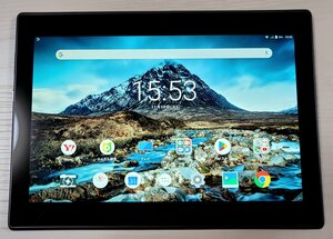 　★【46774WM】 完動品 Y!mobile 702LV Lenovo TAB4 ブラック 16GB Wi-Fi+Cellular 1円！1スタ！