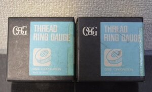 【OSG】限界ねじリングゲージ　Thread ring gauge　2点セット(419YO)