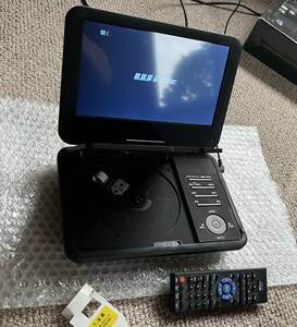 Wizz　ポータブルDVDプレーヤー　リモコン　アダプター付き　USED　