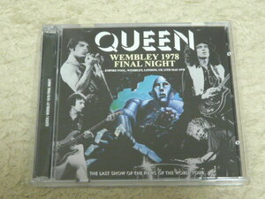 QUEEN / WEMBLEY 1978 FINAL NIGHT (2CDR)