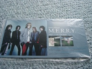 POP067/メリー/Merry/M.E.R.R.Y.★非売品POP/ポップ