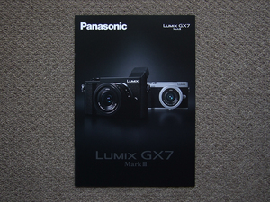 【カタログのみ】Panasonic LUMIX GX7 Mark III 2018.02 検 DMC G LEICA 4K