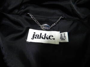 ★jakke（ジャッキー）★ファーコート★US 6サイズ（M・９/11)★黒