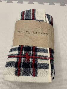 【新品開封品】ラルフローレン ウォッシュタオル 34×34cm ×3枚 - RALPH LAUREN WASH TOWEL 34×34cm ×3SET