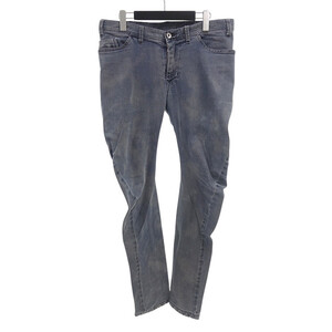 【PRICE DOWN】JULIUS 22AW INDIRECT SKINNY DENIM スキニー デニム パンツ インディゴ サイズ メンズ3