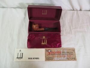 英国製 dunhill ダンヒル ROOT BRIAR ルートブライヤー 木製 パイプ MADE IN ENGLAND ビンテージ ギャランティ/袋/箱付 美品