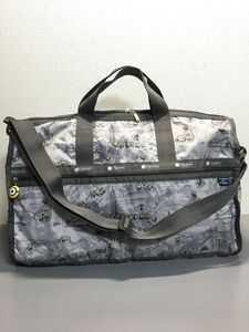 LeSportsac レスポートサック ミニオンズ 総柄 2WAY ボストンバッグ 旅行バッグ