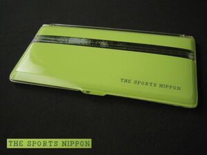 スポニチ クリア シガレットケース スケルトン スポーツニッポン アンティーク USED レトロ 昭和 タバコケース THE SPORTS NIPPON