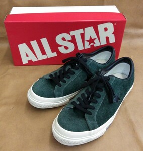 CONVERSE　ONE STAR J　SUEDE　コンバース　ワンスター　スエード　GRN/BLK　グリーン/ブラック　26.5cm　スニーカー　日本製