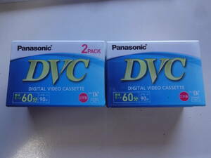 新品未使用 パナソニック Panasonic DVC DVM60 mini DV LPモード90分 標準モード60分 ４PACK ミニDVカセット AY-DVM60V3