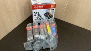 3650 未使用 Canon キャノン用互換インクカートリッジ 351XL+350XL 6点セット