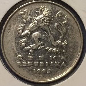 (C-629)　チェコ　5コルン　鉄貨　1995年