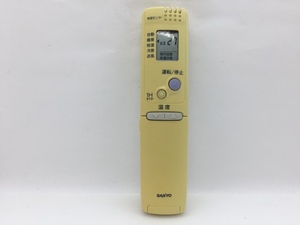 SANYO　エアコンリモコン　RCS-ZP1　中古品A-7882