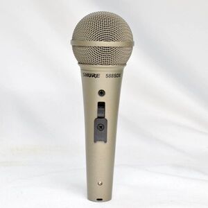 【A】Shure 588SDX メキシコ製 生産完了 定価13500円 ダイナミックマイク 出音良好 スイッチ良好