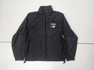 3．Columbia コロンビア フリースジャケット STEENS MOUNTAIN FULL ZIP SM6113 刺繍デザイン アウトドアウェア メンズM ダークグレー白y302