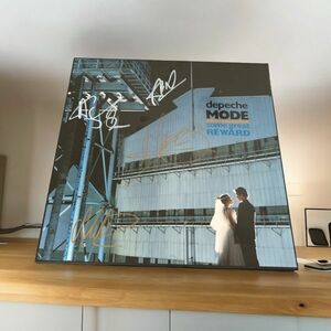 Depeche Mode デペッシュ・モード Martin Goreマーティン・ゴア Alan Wilder... 直筆サイン入り LP レコード 送料無料