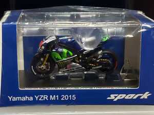 新品 1/43 スパーク SPARK Yamaha YZR M1 #99 Movistar Yamaha MotoGP Winner Spanish GP Valencia World Champion 2015　Jorge Lorenzo