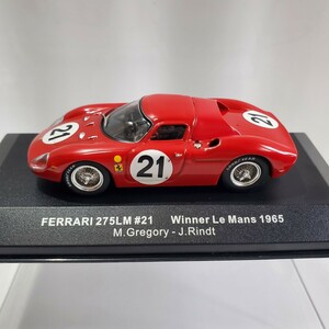 ixo イクソ 1/43 「Ferrari 275 LM #21 WINNER Le Mans 1965 RED 」 フェラーリ 250 ル・マン 優勝車 イタリア製 新品未使用 418