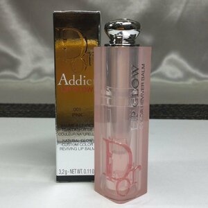 【未使用/保管品/TO】DIOR ディオール Addict アディクト リップグロウ リップバーム 001 ピンク 3.2g リップカラー　MZ1118/0005