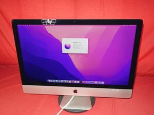 Apple　iMac (Retina 5K,27-inch Late2015) A1419 【OS Monterey】 Core i5 (3.3GHz)/32GB/SSD128GB/HDD2TB　訳あり中古 【10日間保証】