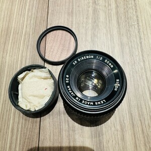 富岡光学 XR RIKENON F2 50mm RICOH LENS カメラ レンズ