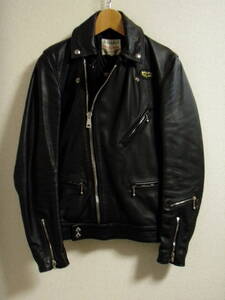 美品 ルイスレザー Lewis Leathers サイクロン 441T TIGHT FIT CYCLONE タイトフィット カウハイド 黒 ブラック 34