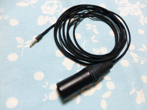 B＆W P9 Signature 用 ケーブル KPPV-SW 13/0.08x2C XLR 4ピンコネクタ 長め 200cm ( 4.4mm5極 6.3mm 3.5mm4極 対応可能) Bowers & Wilkins