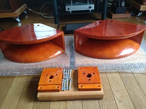 ★ウッドホーン(JBL 2426Jで使用) 幅435×奥行275×高さ150ｍｍ 綺麗(目立つキズありません) 重量約6㎏/1個★