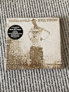 Neil Young 「Silver & Gold」 Cardboard Box with poster