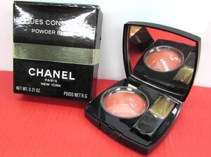 CHANEL シャネル JOUES CONTRASTE パウダー ブラッシュ PEACH SPICE 6g(ブラシ 未使用) 箱付き