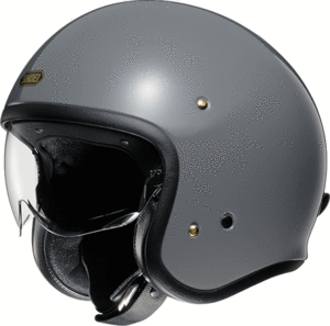 SHOEI　ジェットタイプヘルメット　J・O　ジェイ・オー　バサルトグレー　XL