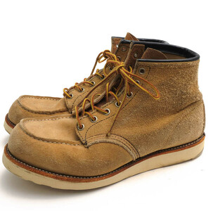 RED WING レッドウィング ワークブーツ 8173 Irish Setter 6inch Moc toe Hawthorne Abilene Roughout ホーソン アビレーン ラフアウト 牛