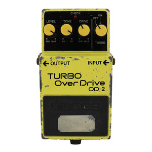 【中古】ターボオーバードライブ エフェクター BOSS OD-2 TURBO OverDrive Made in Japan ボス ギターエフェクター