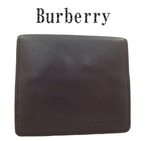 美品　BURBERRY　バーバリー　レザー　コインケース