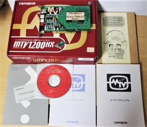 ▲つ-517 カノープス　TVチューナーボード　MTV1200HX　中古　ケーブル無し　当時価格39800円