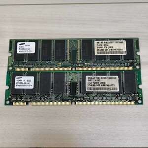 Samsung PC133 256MB x2枚 SDRAM