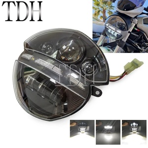 Ducati Monster 695 696 795 796 s 1100,1100用,LEDプロジェクター取り付け,ランニングライト,ハイビームライト,新品2008-2015